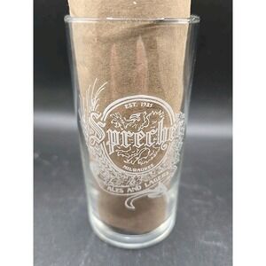 BEER Taster Glass SPRECHER Brewing Ales & Lagers Milwaukee, WISCONSIN